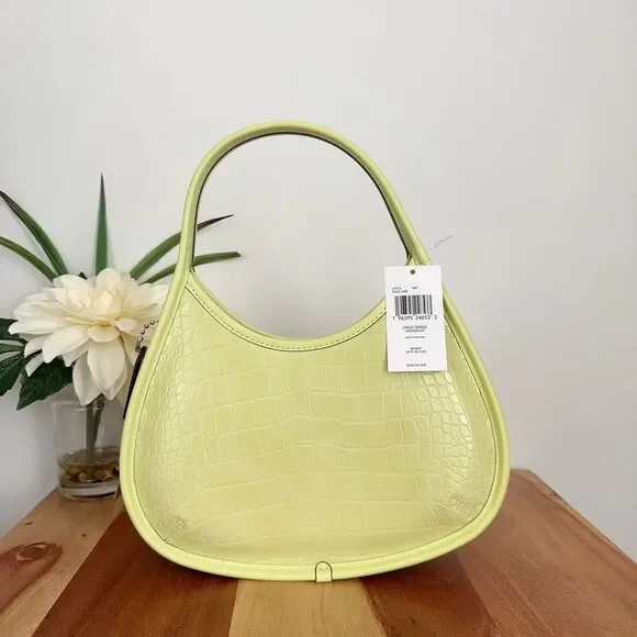 NWT Coach Ergo Bag In Croc Embossed Coachtopia Leather - Picture 4 of 8